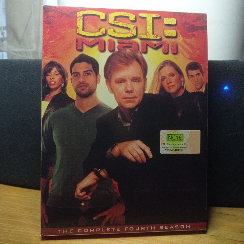 ดีวีดีต้นฉบับ CSI Miami the ซีซั่นที่สี่ 4 Crime Scene Investigation