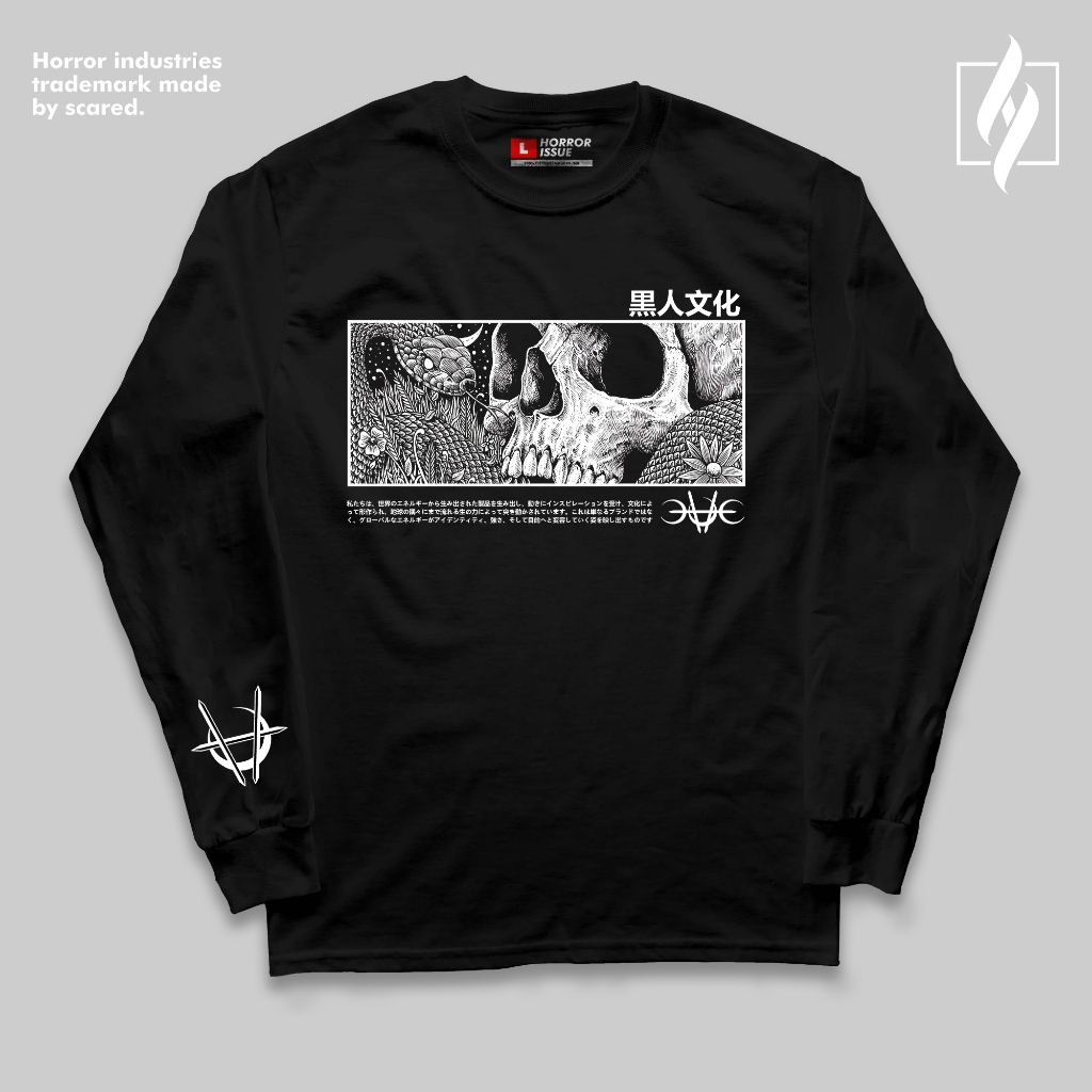 เสื้อยืด HORROR ISSUE LONG-SLEEVED | เฮบิ | เสื้อยืดแขนยาว | เสื้อยืดแขนยาว