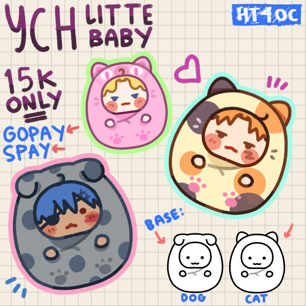 YCH CHIBI COMMISSION!! | CHIBI ART โดย HT