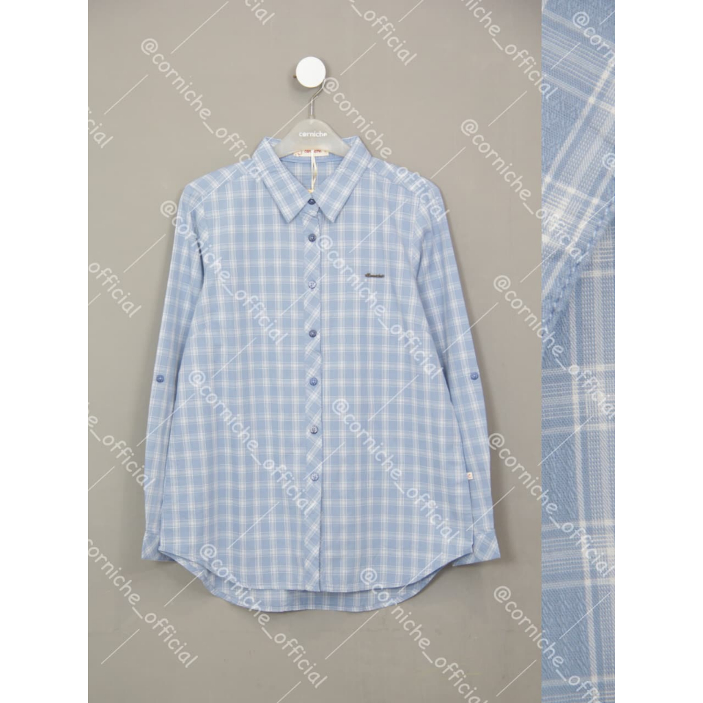 เสื้อ Corniche Taupe สีฟ้า - TB231998