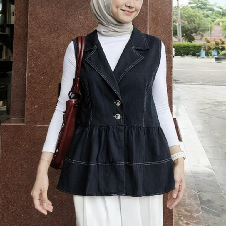 MELODIE VEST DENIM / GEO VEST KOREAN / VEST BANGKOK / กางเกงยีนส์ VEST