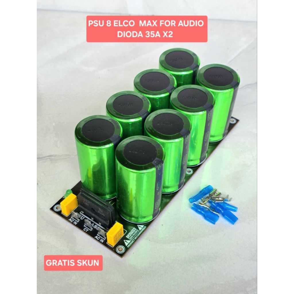 PSU 10000uf 80V Max สําหรับเนื้อหาเต็มเสียง