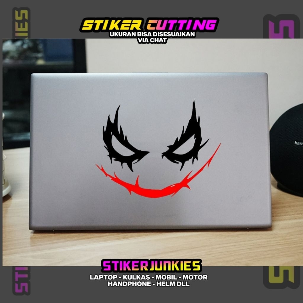 JOKER 12 สติ๊กเกอร์แล็ปท็อป สติ๊กเกอร์ตัดกระแสสลับ