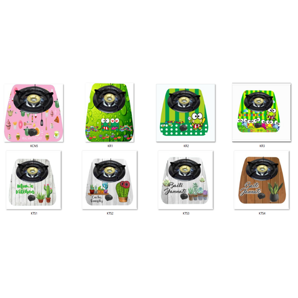 1 สติ๊กเกอร์ BURNER 50X50CM