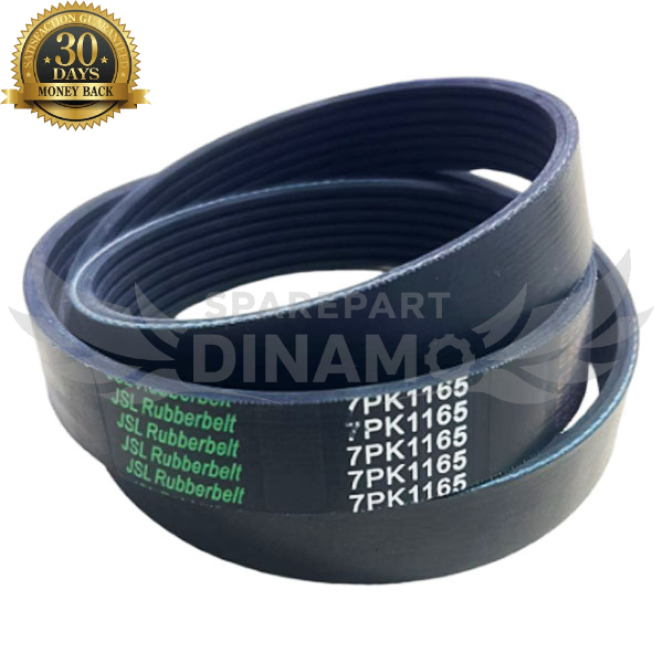 สายพานพัดลม 7PK 1165 Nssan March Datsun Go - 1104