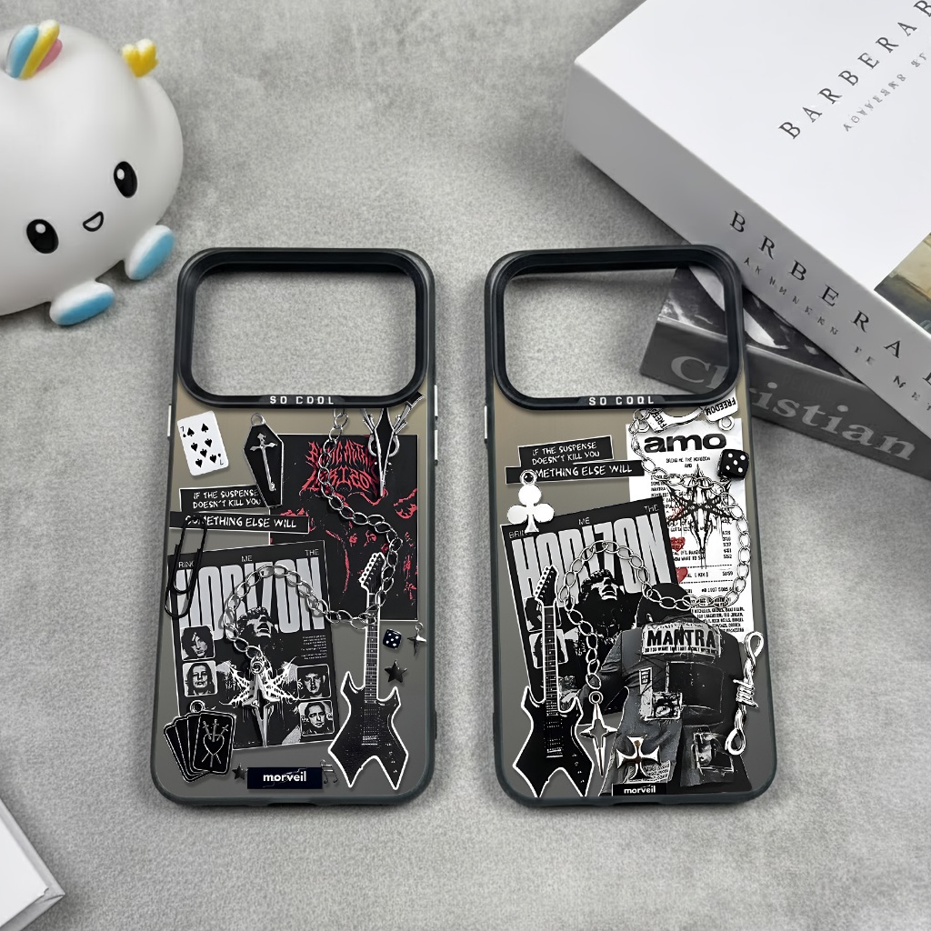 เคส IMD Hologram Spark 40 Spark 10 30C 30 Pro Softcase imd black Spark 40 Casing Hp Premium IJ1