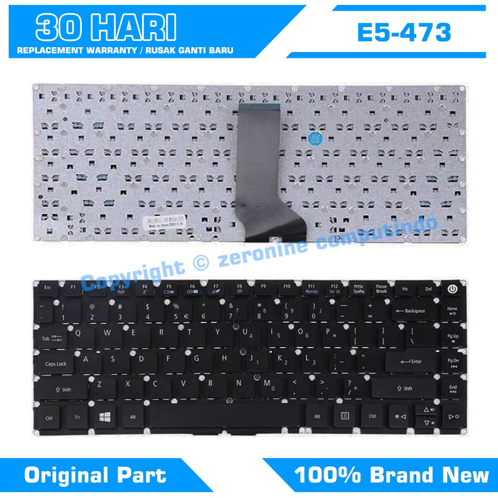 Acer Aspire E14 E5-473 E5-473G E5-474 E5-474G E5-471G E5-491G แป้นพิมพ์แล็ปท็อป