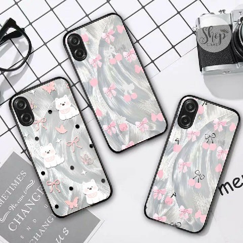 SAMSUNG HP [K04] เคสกระจกล่าสุดสําหรับSamsung A07 5Gประเภทโทรศัพท์GlossyปลอกสําหรับSamsung A07 5Gเคส