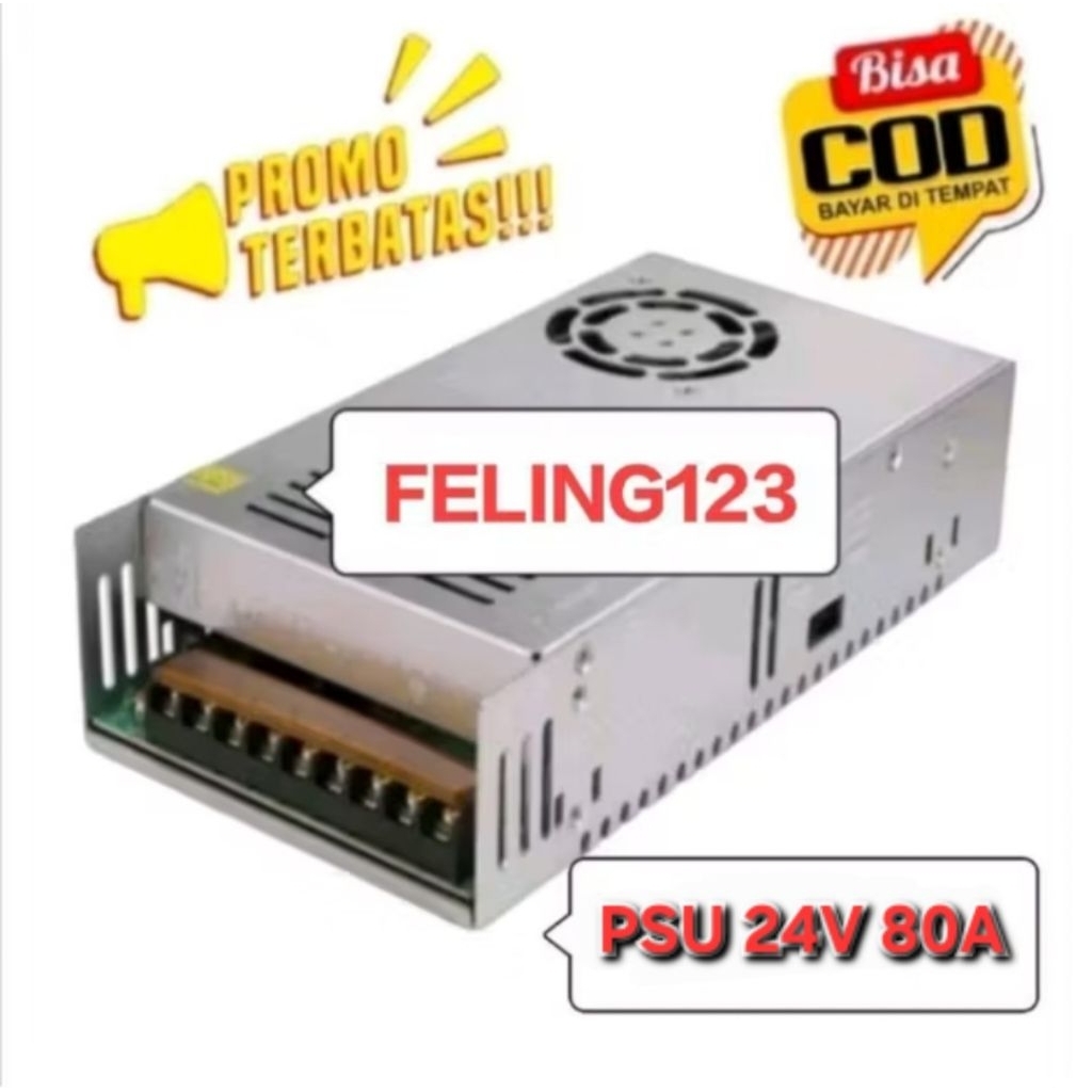 สวิตช์พลัง SUPLY 24V 80 A คุณภาพสูง SUPLY ADAPTER