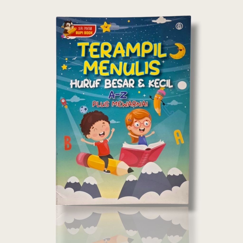 CHILDRENS ACTIVITY BOOK / SKILLED WRITING CAPITAL & SMALL LETTERS AZ / PLUS สี