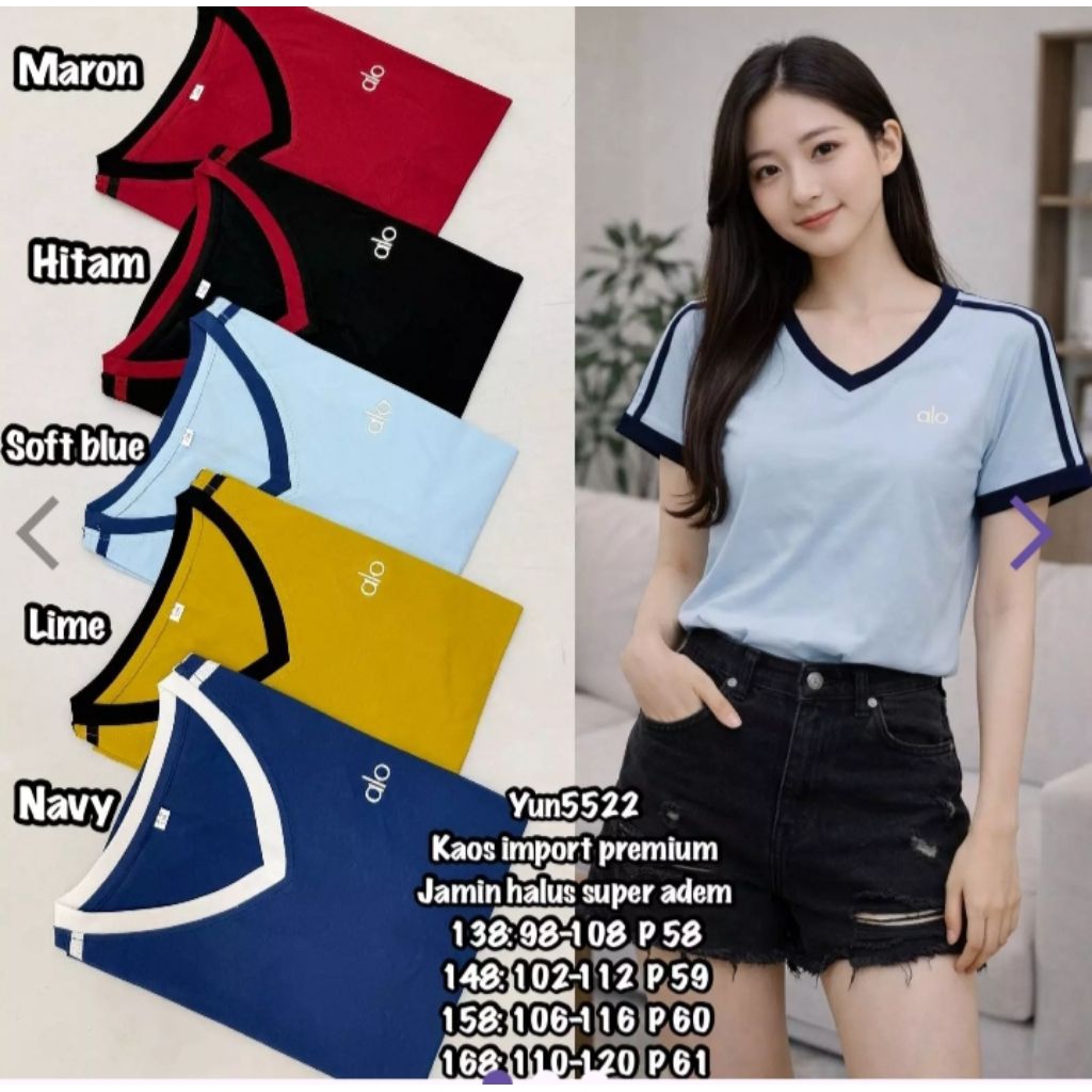 5522 เสื้อยืดผู้หญิง