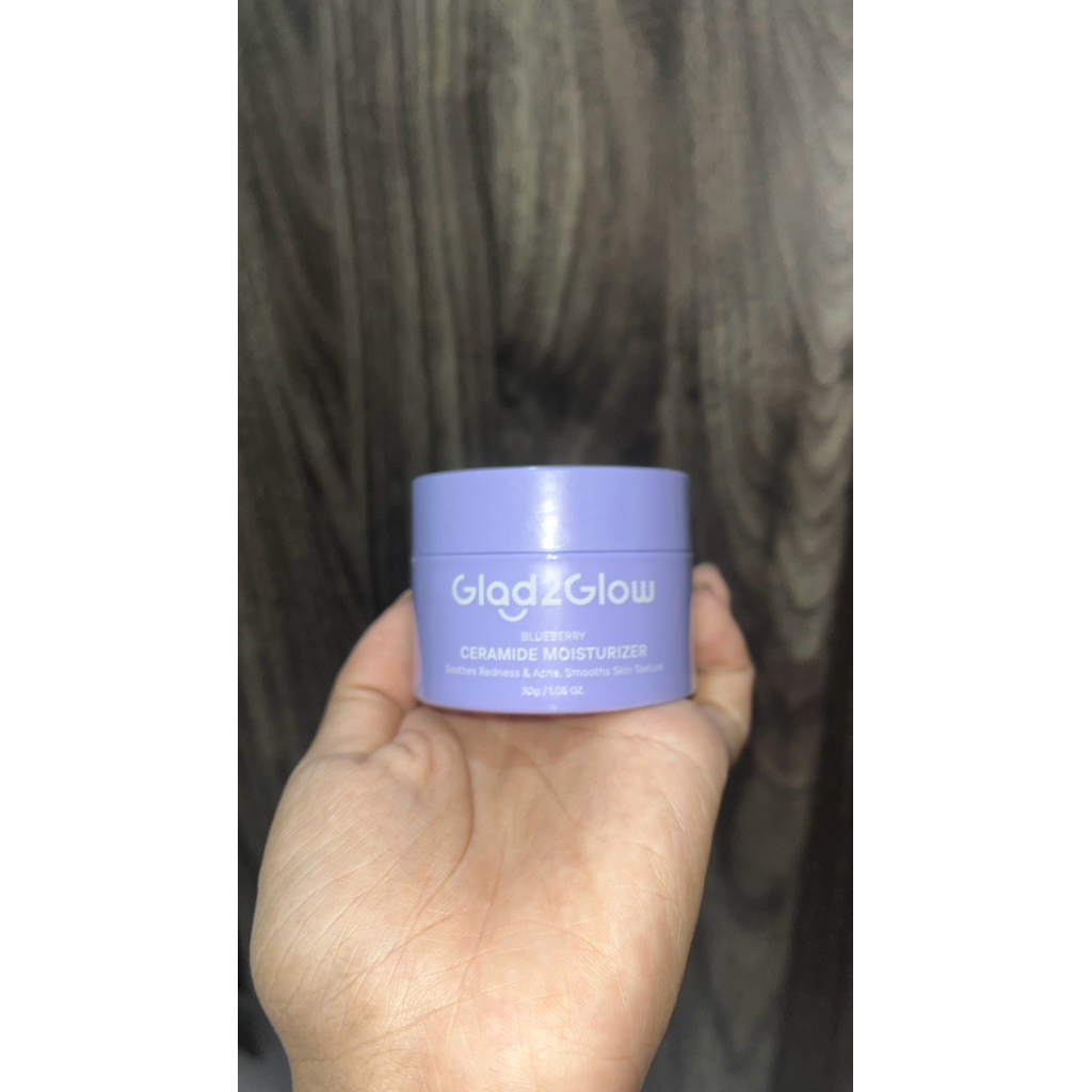[ใหม่] GLAD2GLOW G2G BLUEBERRY CERAMIDE MOISTURIZER 30gr