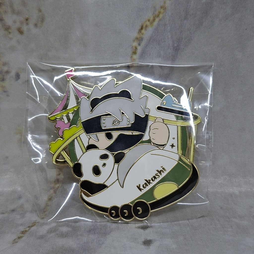 Ichiban kuji Naruto Shipudden Panda Paradise ป้ายโลหะ Kakashi Hatake