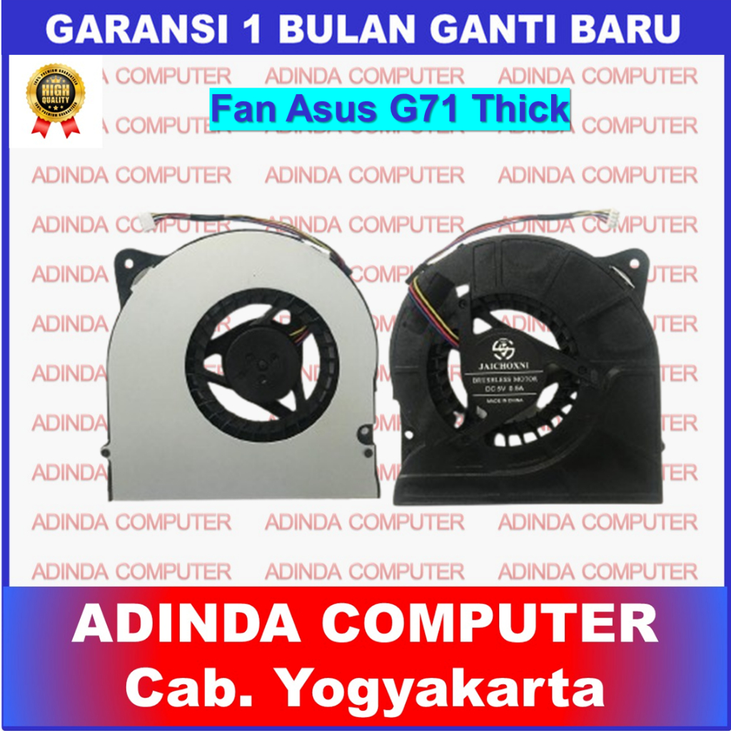 พัดลม Asus G71 G71G G71G-A2 G71G-Q1 G71GX G71G-X1 G71V G71G C72GX F70 F70S F70SL F75A F90SV G72X G72