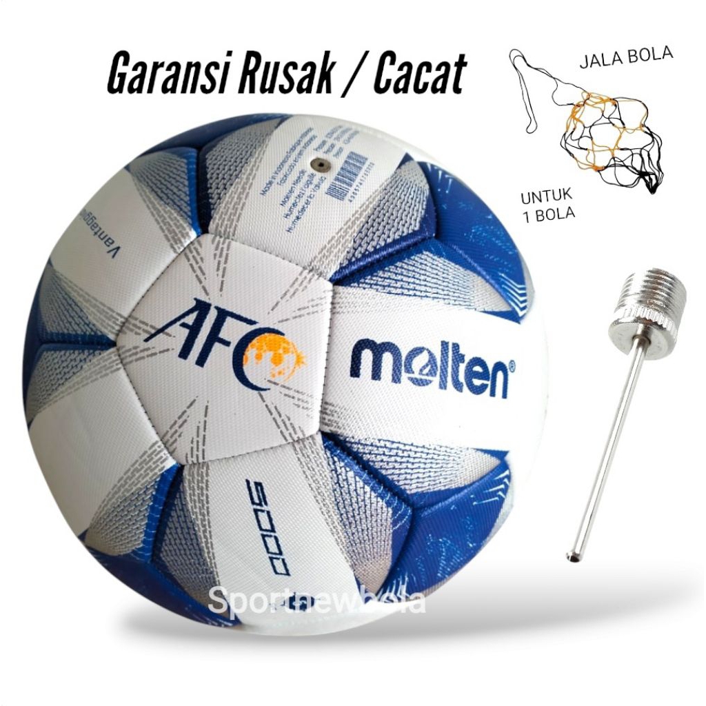 Molten Afc Original Futsal Ball Bonus Net Valve Futsal Ball ขนาด 4 Original Futsal Ball