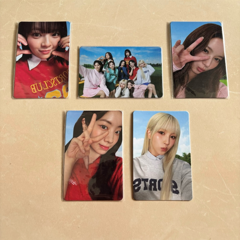 Nabati x Twice Collection การ์ด Photocard แพ็ค 5 ชิ้น
