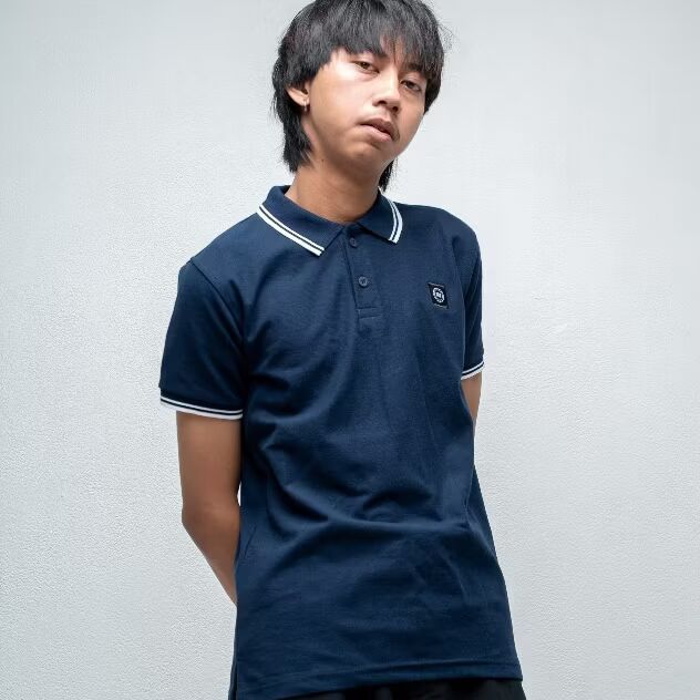 Troublemaker - เสื้อโปโล - Bianco NAVY