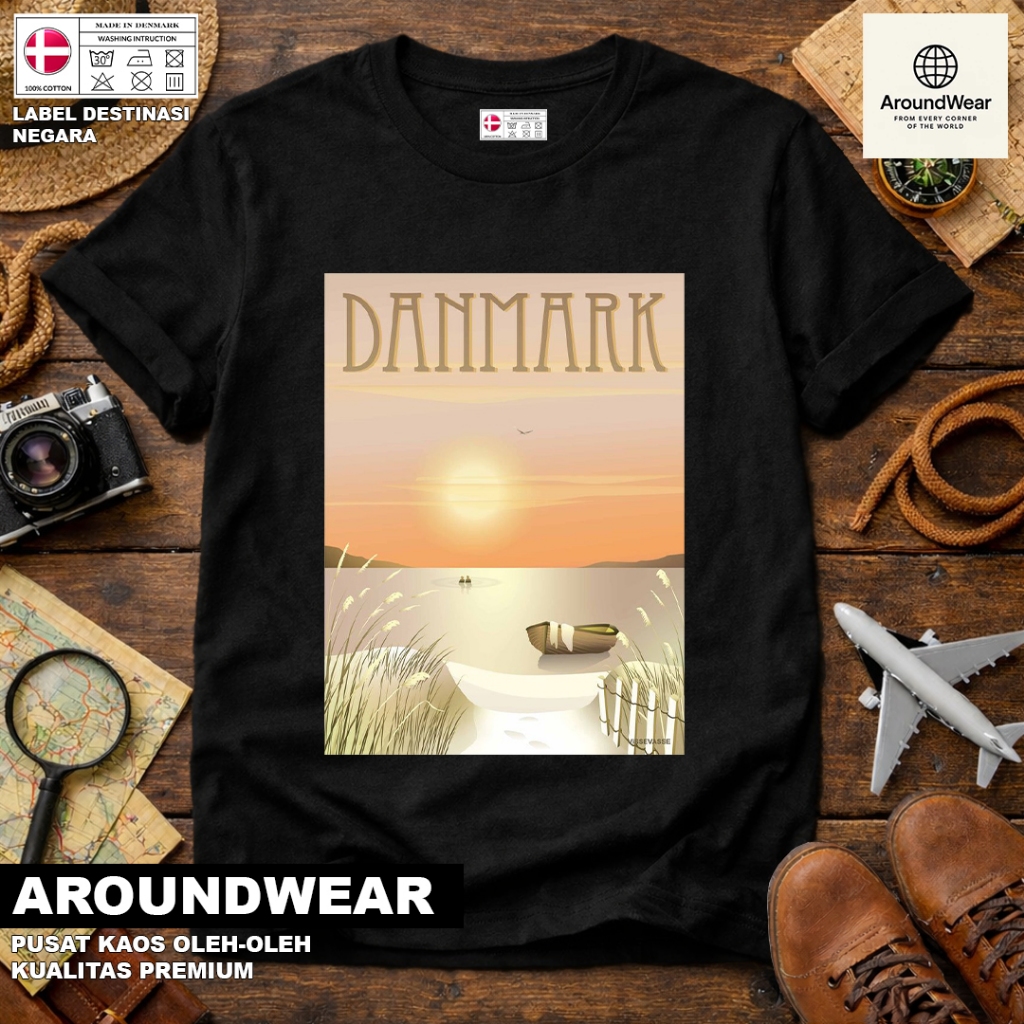 เสื้อยืด DENMARK 36 SOUVENIR พร้อมแท็ก ANSAL DENMARK PREMIUM SOUVENIR MATERIAL GIFT