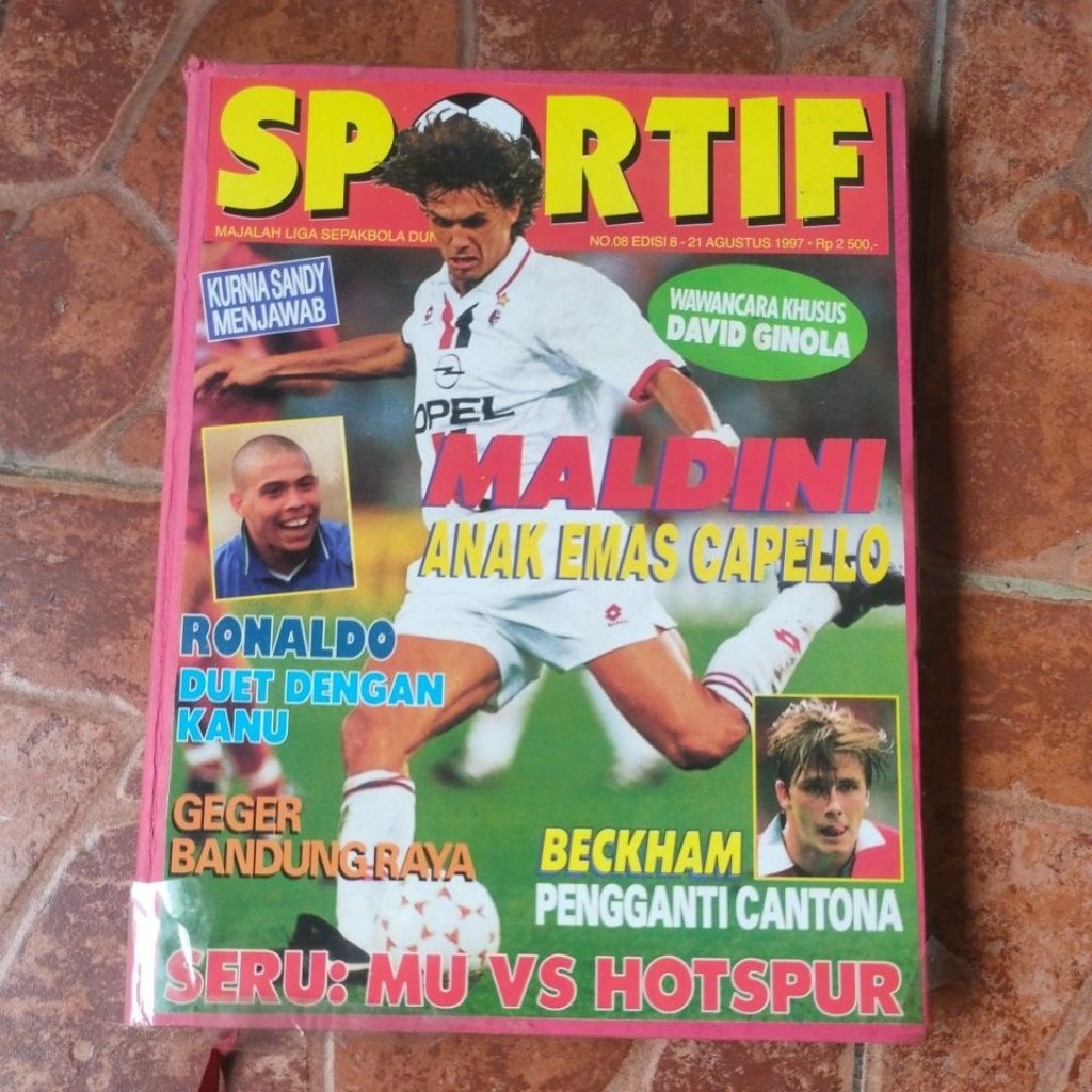 FOOTBALL LEAGUE MAGAZINE "SPORTIF" NUNDAL 1997 CONTENTS ONE BUNK OF 7 MAGAZINES