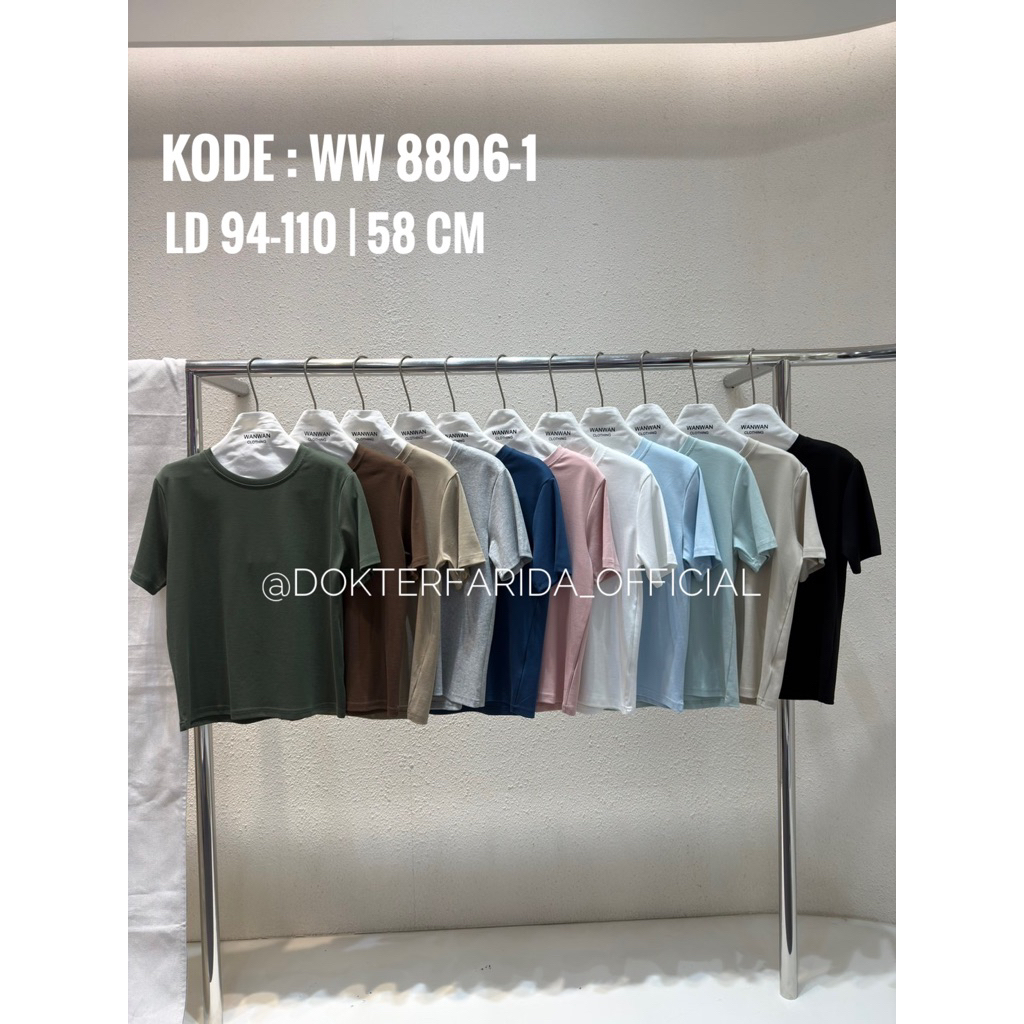 Wanwan Clothing Brand T-Shirt Tops Part 12