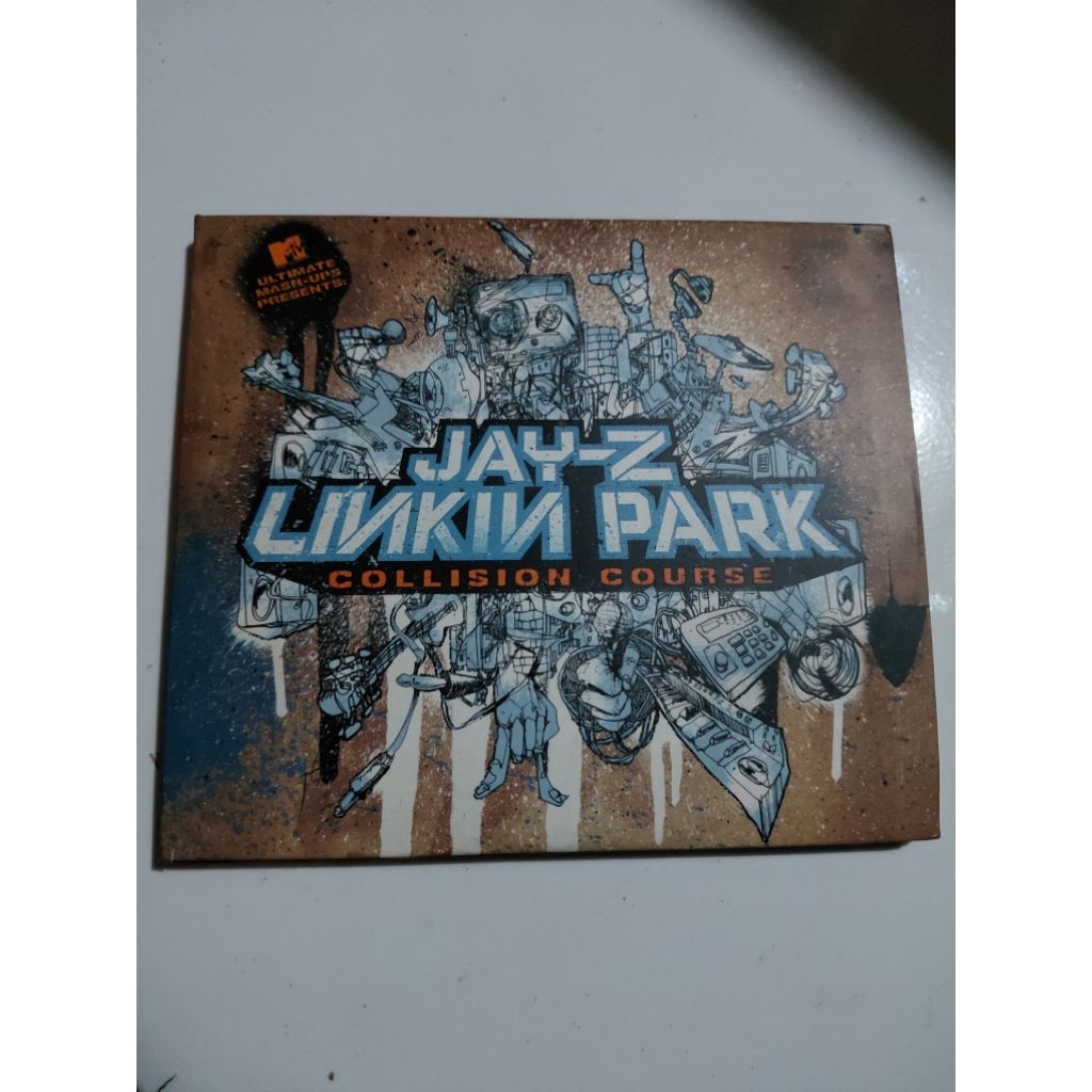 ซีดี Linkin Park Jay Z ดั้งเดิม - หลักสูตรชน 2 แผ่น