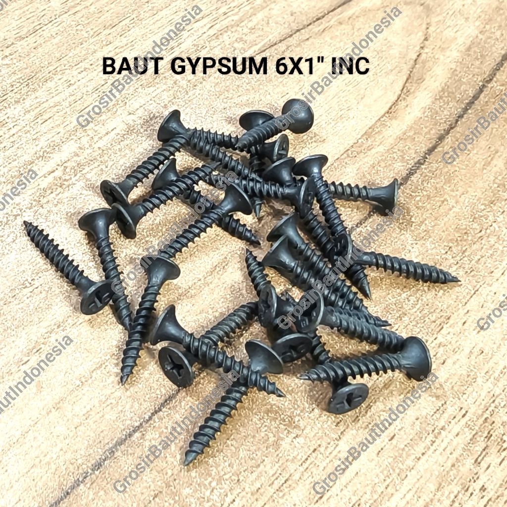 (50ชิ้น) 6X1" INC GYPSUM BOLTS