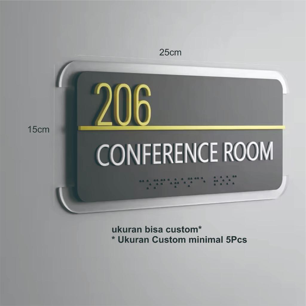 ประตูอะคริลิค / ผนัง / ห้อง MARKER LASER CUT 3D