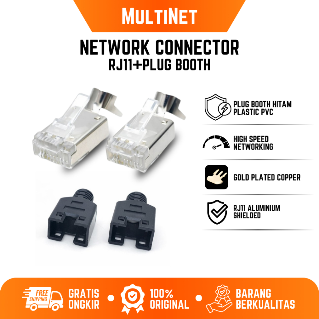 ขั้วต่อ RG11 + ปลั๊กบูธ, ขั้วต่อเครือข่าย RG11