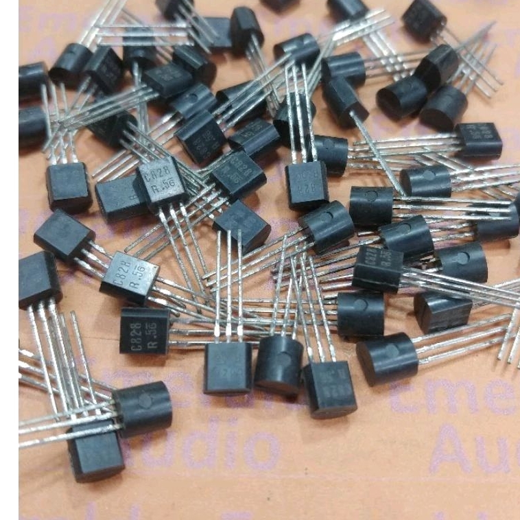 ทรานซิสเตอร์ C828 TR 2SC828 TR NPN Planar Epitaxial ซิลิโคน