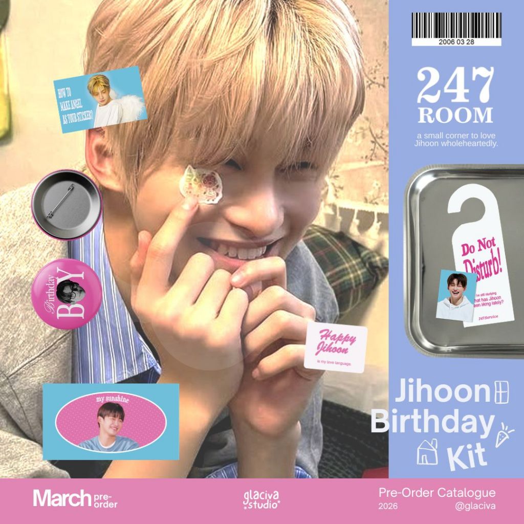 ชุดวันเกิด Chihoon 247Room Jihoon