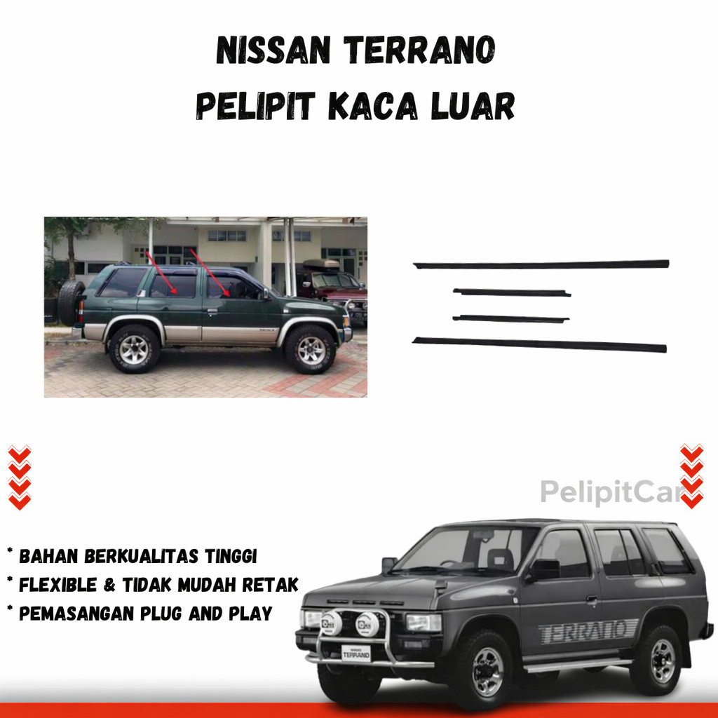 NISSAN TERRANO กระจกรถยนต์ ด้านนอกและ INSIDE PNP