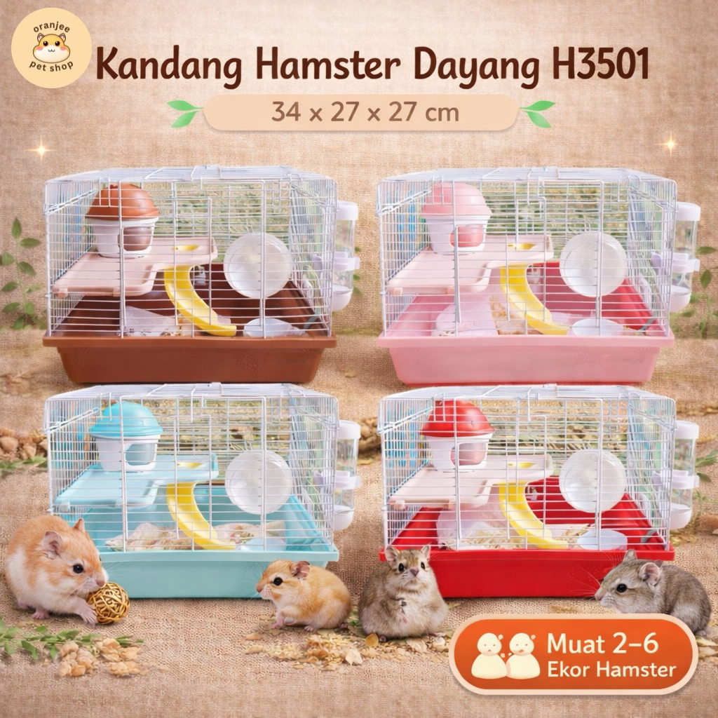 [Dayang] กรงหนูแฮมสเตอร์ H3501 Premium