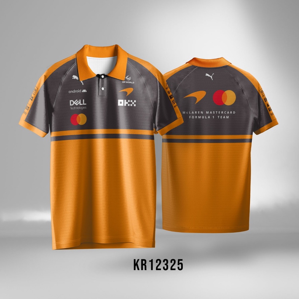 McLaren 2026 Team Jersey F1 Automotive Shirt Collar