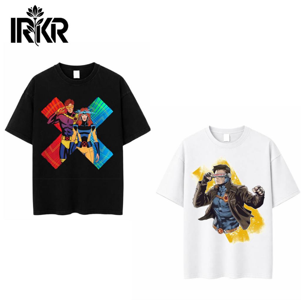 IRKR Oversize Black White T-shirt "Cyclops" - Marvel