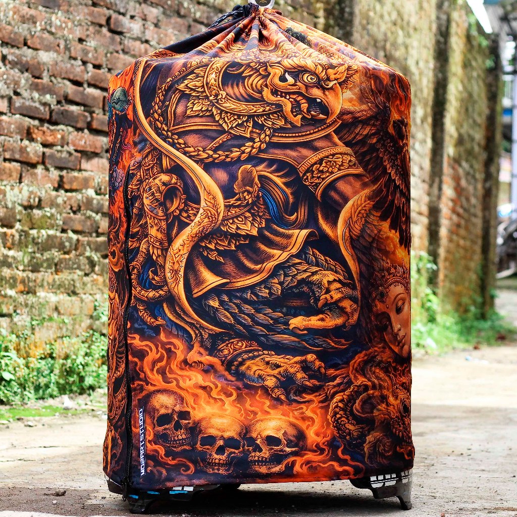 ฝาครอบพิมพ์เต็มรูปแบบ MURAI BATU DM 58 ประตูสองชั้นคุณภาพสูง