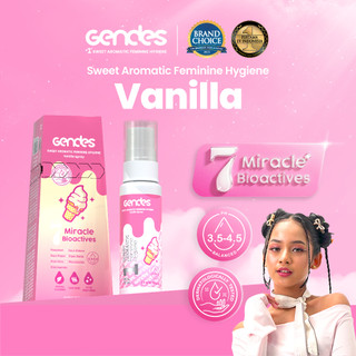 Gendes Sweet Aromatic Feminine Care Spray with Vanilla 7 Miracle Bioactives Merawat Kewanitaan 23 ml  Paduan 7 Bahan Aktif Alami Bantu Cegah Bau Tak Sedap Perawatan Area Kewanitaan  Mengurangi Keputihan  dan Mengurangi Gatal