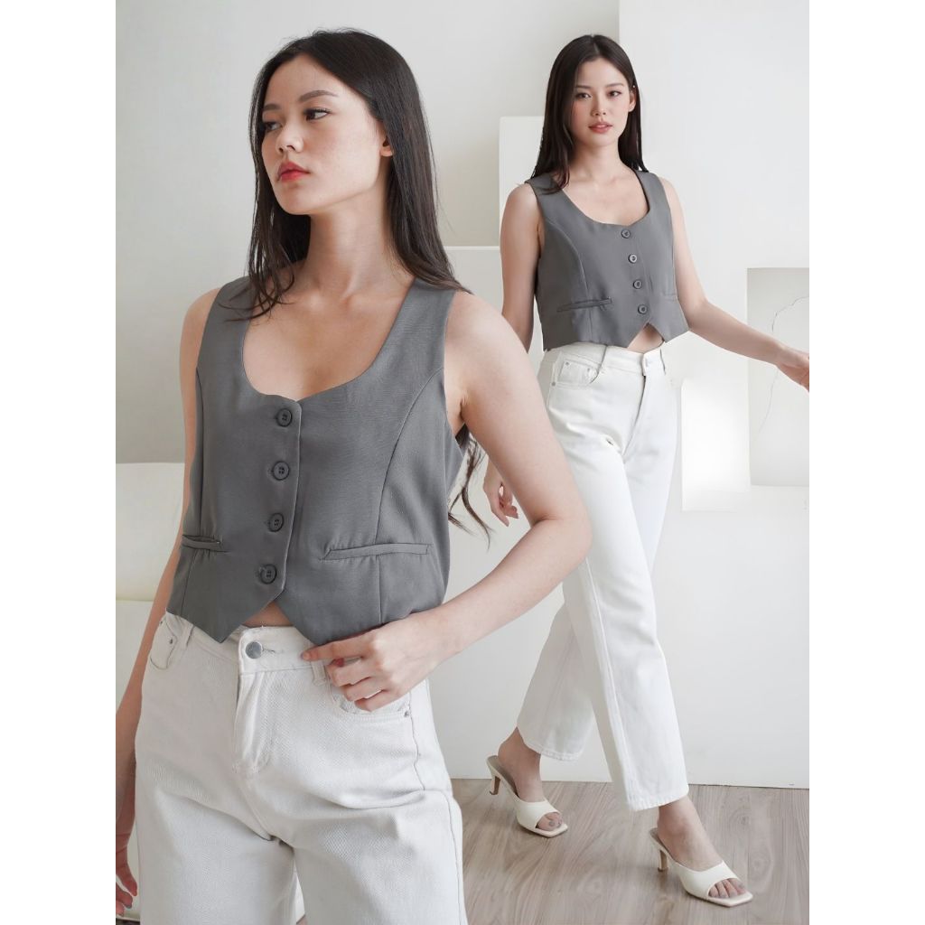 เสื้อกั๊ก LEYONKA Ofelia 6932