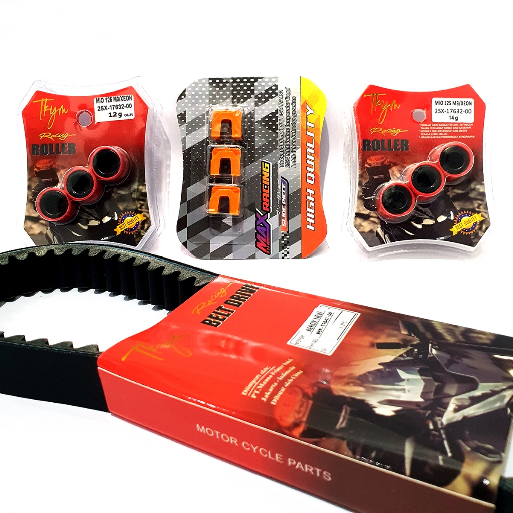 B8R VANBELT KEVLAR RACING PACKAGE + ROLLER + SLIDER AEROX 155 CONNETED – NIRIK!!