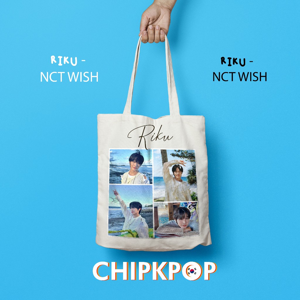 [ชุดแพ็ค] TOTEBAG RIKU NCT WISH I RIKU NCT WISH I NCT WISH KPOP I TOTEBAG KPOP I TOTEBAG RIKU NCT WI