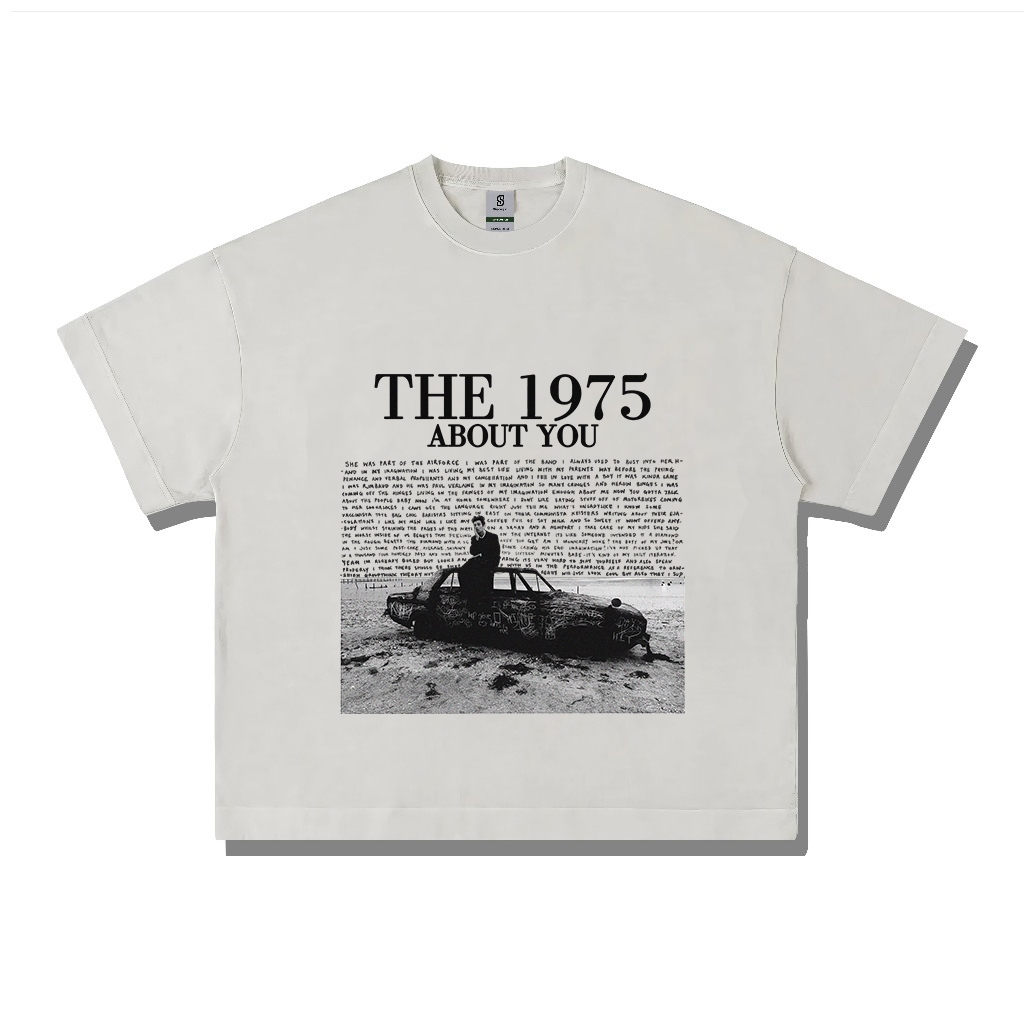 เสื้อยืด Boxy Oversize The 1975 About You Style Tee