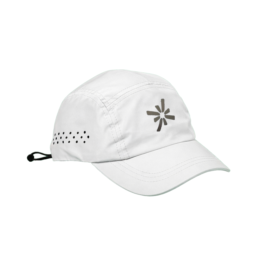 Skytraps Running Cap Hard Visor Quick Dry หมวกวิ่งกีฬากลางแจ้งสําหรับผู้ชายและผู้หญิง - สีขาว