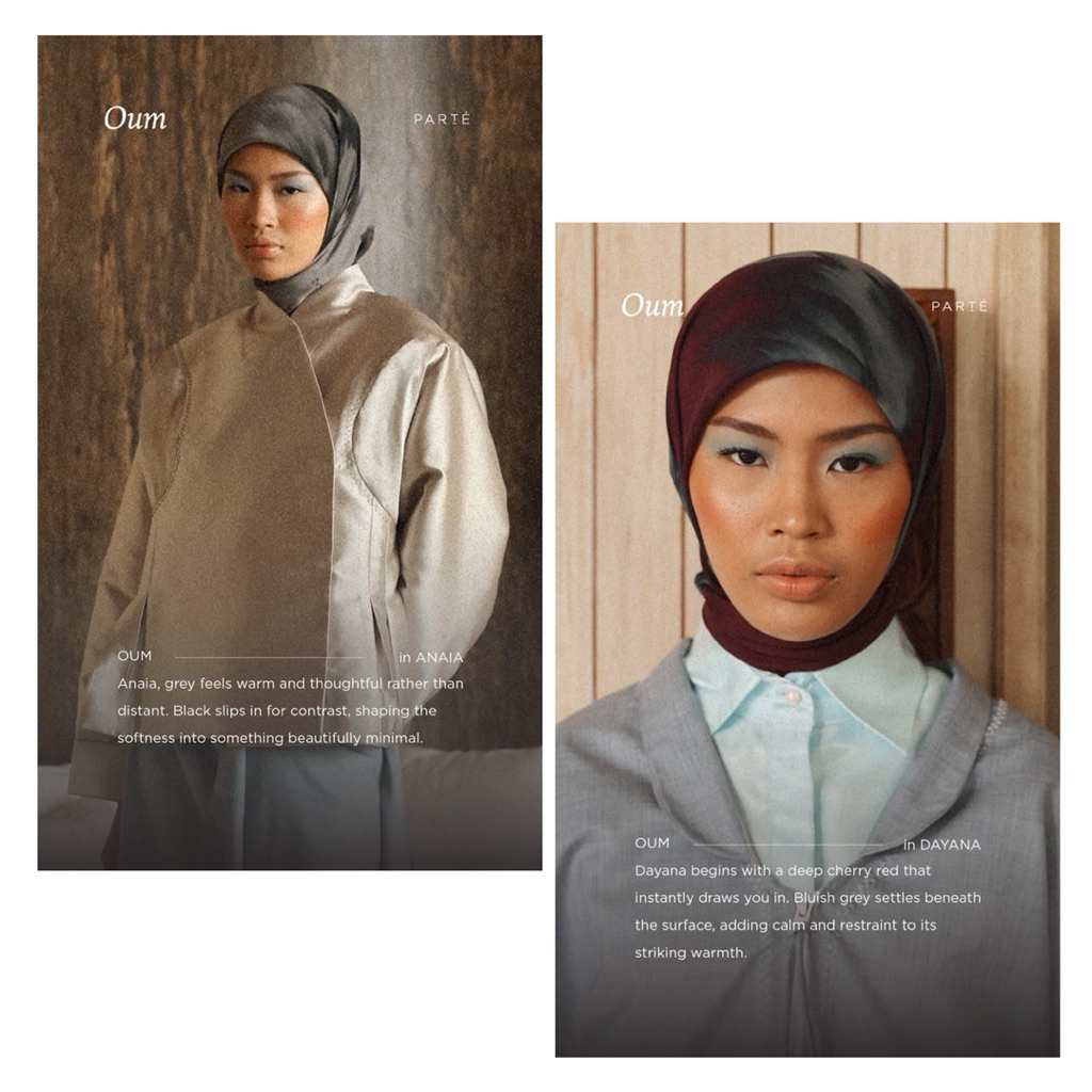 ผ้าพันคอพิมพ์ลาย Oum