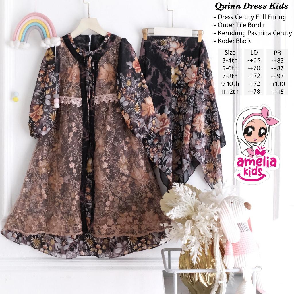 HQ QUINN DRESS KIDS เสื้อผ้าเด็กจาก AMELiA KIDS FASHION STORE