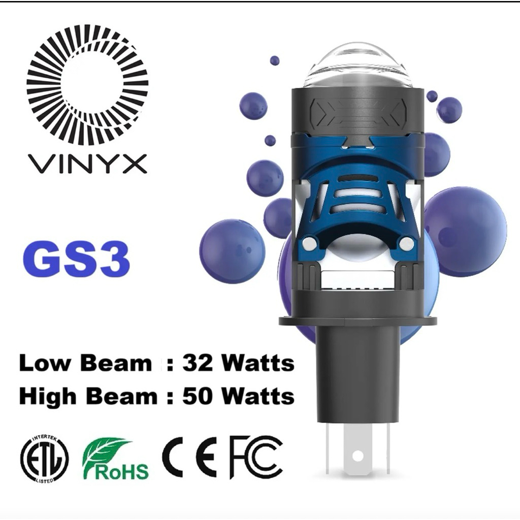 VIN3 H4 โปรเจคเตอร์ H4 มินิโปรเจคเตอร์เลนส์รถยนต์ไฟหน้ารถจักรยานยนต์