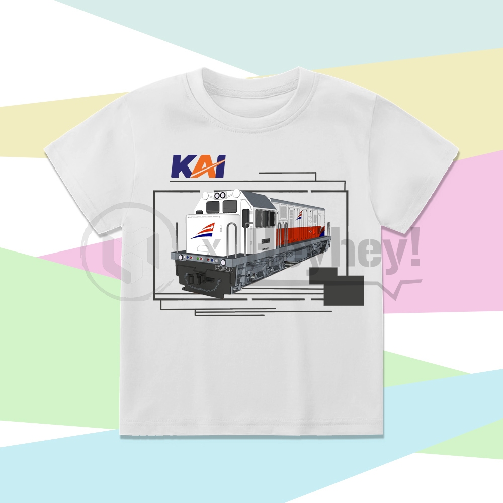 KAI Train เสื้อยืดเด็กพิมพ์ชื่อฟรี