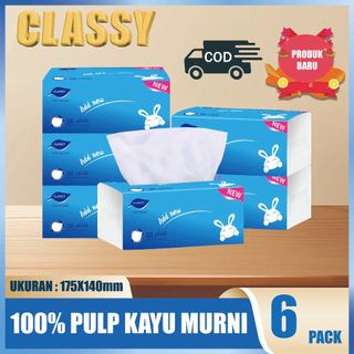 [Harga kejutan]CLASSY TISU 10 PACK 300 helai 3 ply harga promo murah gratis ongkir bisa cod