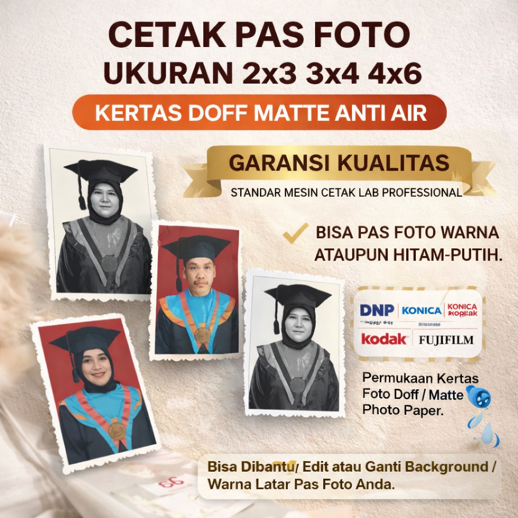 PRINT PHOTOS SIZE 2x3 3x4 4x6 กระดาษเคลือบกันน้ํา