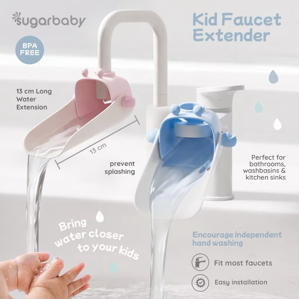 Sugarbaby - Kids Faucet Extender / Silicone Sink Faucet Extender Connection for Hand Washing