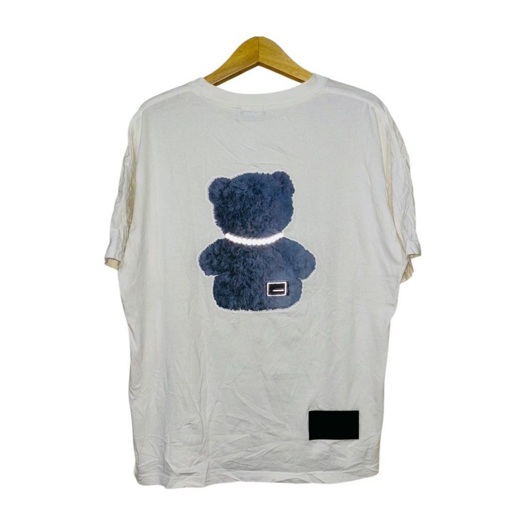 We11done Negative Teddy White T shirt - Welldone