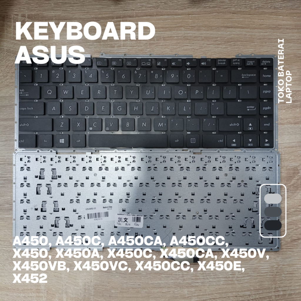 Asus A450 A450C A450CA A450CC X450 X450A X450C X450CA X450V X450VX450VC X450CC X450E X452 แป้นพิมพ์แ